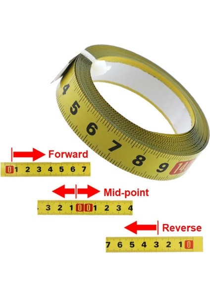 1 M Orta Metrik Çelik Gönye Parça Mezura 0.5 ''kendinden Yapışkanlı Ölçekli Cetvel Bant 1-5 M Yönlendirici Masa Testere T-Track Ağaç Işleme Aletleri (Yurt Dışından)