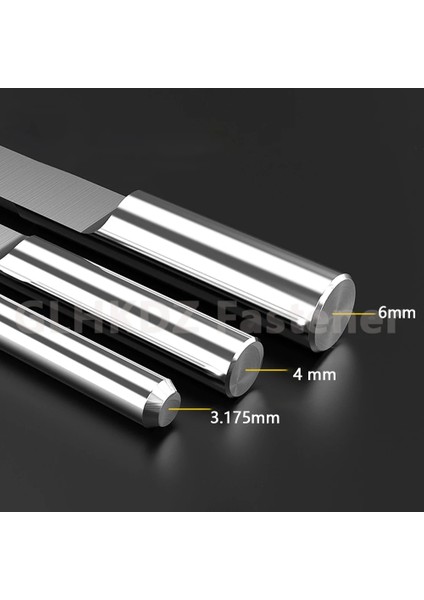 1.0X3X3.175MM (2312) Ø0.8-6mm Katı Karbür Tek Flüt Düz Yönlendirici Bit End Mill Cnc Freze Kesicisi Gravür Aracı Akrilik Mdf Plastik HRC63 (Yurt Dışından)