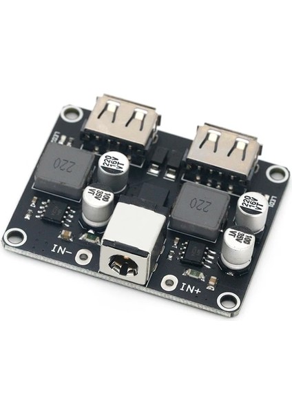 2 Kanal USB Qc3.0 Qc2.0 USB Dc-Dc Buck Dönüştürücü Şarj Adım Aşağı Modülü 6-32V 9V 12V 24V Hızlı Hızlı Şarj Cihazı Devre 5V (Yurt Dışından)