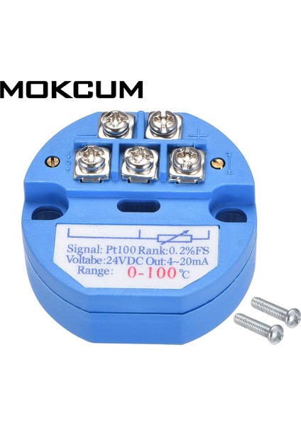 0-100 Celsuis Rtd PT100 Sıcaklık Verici Sensör Modülü Termal Direnç 4-20MA -50-100 150 0-50 100 200 300 400 500 600 Derece 4-20MA (Yurt Dışından)