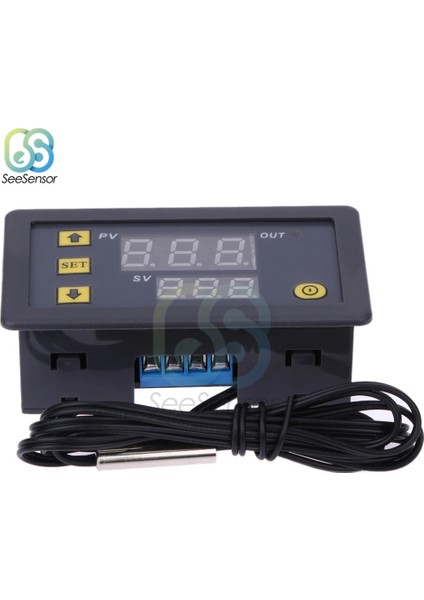 1 M Kablo W3230 12 V 24 V AC110-220V 20A Dijital Sıcaklık Kontrol Cihazı LED Ekran Termostat Isı/soğutma Kontrol Cihazı Probu Hattı (Yurt Dışından)