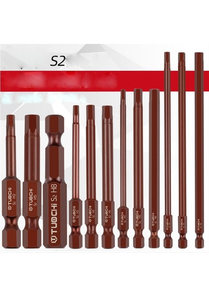 H4X100MM 1/4 Inç Hex Shank Deliksiz Tornavida Seti Güvenlik Kurcalamaya Dayanıklı Manyetik Matkap Ucu Tornavida Uçları Altıgen Başlı El Aletleri (Yurt Dışından) fiyatları