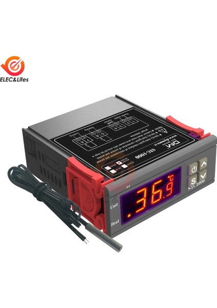 Dc 24V LED Dijital Sıcaklık Kontrol Cihazı STC-1000 Stc 1000 12V 24V 220V 10A Röle Termoregülatör Termostat Isıtıcı Dondurucu Buzdolabı (Yurt Dışından)