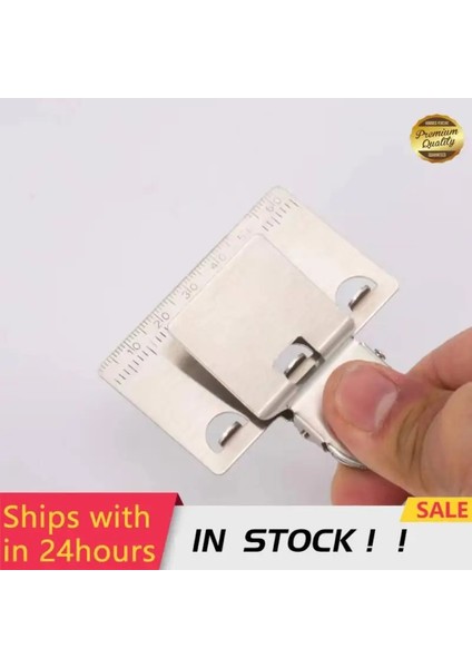 Siyah Metal Ölçüm Bandı Klip Tutucu Hassas ve Net Ölçüm Aracı Ağaç Işleme Konumlandırma Aksesuarları Ahşap Ölçü Bul Araçları (Yurt Dışından) fiyatları