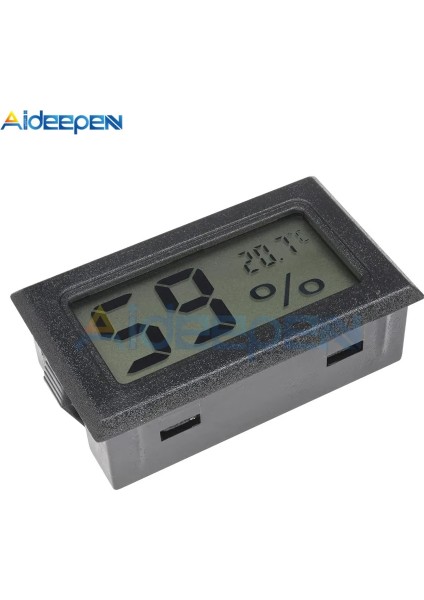 Tel Beyaz 2 M Mini Dijital LCD Kapalı Uygun Sıcaklık Sensörü Nem Ölçer Termometre Higrometre Ölçer 50 ~ 110 Derece (Yurt Dışından) indirimleri