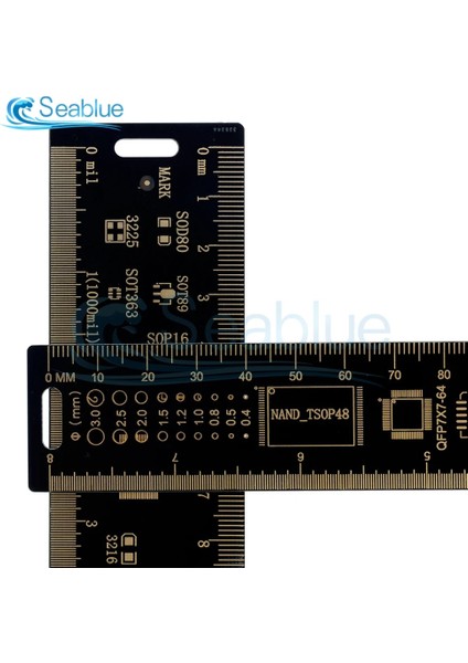 15CM 4cm 15CM 20CM 25CM Pcb Cetvel Çok Fonksiyonlu Ölçüm Aracı Direnç Kapasitör Çip Diyot Transistör Elektronik Mühendisleri Için (Yurt Dışından) fırsatları