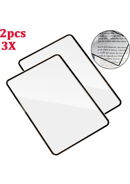 2 Adet 3x Büyüteç 8led El Büyüteç Büyüteç Okuma Lambası Evrensel Işıklı Büyüteç Çift Amaçlı Büyüteç Gözlük Saat Onarımı Için (Yurt Dışından)
