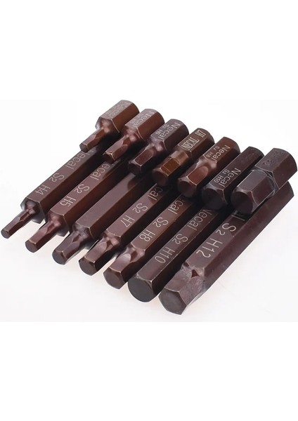 H10-2 Adet (30MM) H8-H10 Hex Tornavida Ucu 10MM Hex Shank S2 Stee Allen Anahtarı Matkap Ucu Lokma Anahtar Adaptör Seti Araba El Aletleri Tamir Kiti (Yurt Dışından)