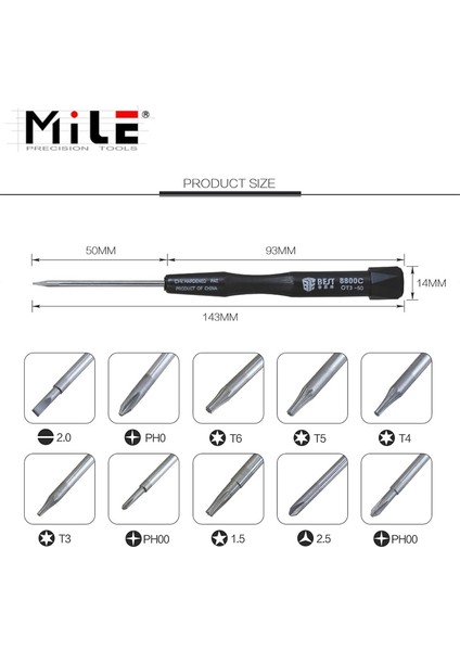 T2 Mıle Hassas Tornavida P2 P5 1.5 Pentalobe Y 2.5 Tri Kanat PH00 PH000 T3 T4 T5 T6 Macbook Air Pro Cep Telefonu Tamir Araçları Için (Yurt Dışından) fırsatları