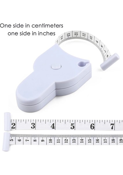 Çift Taraflı cm Otomatik Teleskopik Mezura Vücut Ölçme Bandı Santimetre Bantları Vücut Ölçer Tedbir Metrik Bantlar Dikiş Cetvel Araçları (Yurt Dışından) fiyatları