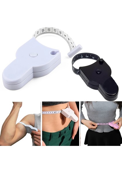 Çift Taraflı cm Otomatik Teleskopik Mezura Vücut Ölçme Bandı Santimetre Bantları Vücut Ölçer Tedbir Metrik Bantlar Dikiş Cetvel Araçları (Yurt Dışından) modelleri