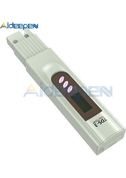 Beyaz Kılıflı Tds Ec Metre Tds-3 Sıcaklık Test Cihazı Kalemi 3 In1 Fonksiyonlu Iletkenlik Su Kalitesi Ölçüm Aracı Tdsec Test Cihazı 0-9990PPM (Yurt Dışından) modelleri