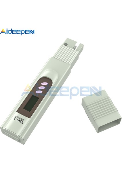 Beyaz Kılıflı Tds Ec Metre Tds-3 Sıcaklık Test Cihazı Kalemi 3 In1 Fonksiyonlu Iletkenlik Su Kalitesi Ölçüm Aracı Tdsec Test Cihazı 0-9990PPM (Yurt Dışından) fırsatları