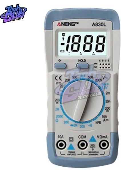 Renk 5 1 Takım A830L LCD Dijital Multimetre Ac Dc Voltmet Ampermetre Diyot Freguency Multitester Akım Test Cihazı Buzze ile Aydınlık Ekran (Yurt Dışından)