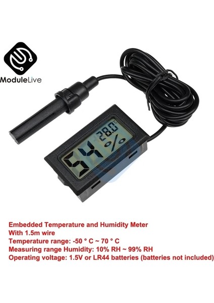 Siyah Tip 1 Dc 4-28V 5V 12V 0.28 Inç 0.28 "led Ekran Çift Kırmızı Mavi Yeşil Dijital Sıcaklık Sensörü Termometre Ntc Prob Kablosu (Yurt Dışından)