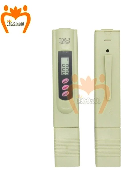 Sarı El Tds Dijital Su Test Cihazı Su Test Kalemi Su Kalitesi Analiz Ölçer Su Saflığı Kontrolü 0-9999 Ppm Ölçümü (Yurt Dışından)