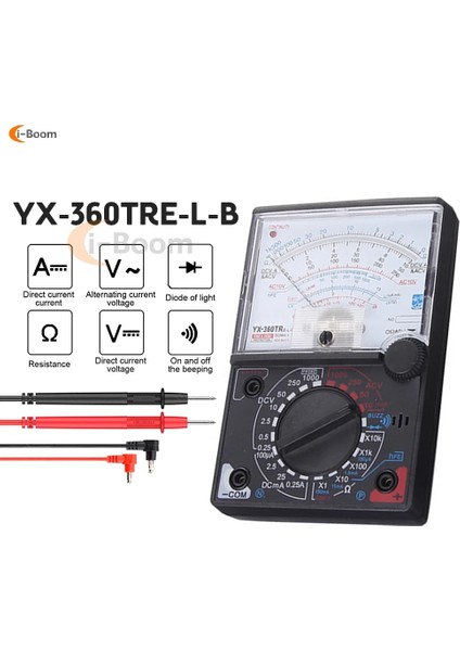 Multimetre Evrensel Pointer Multimetre Ac/dc Gerilim Akım Test Cihazı Ohmmetre Direnç Ölçer Ceo, Hfe Test Cihazı Buzzer Multimetreler ile (Yurt Dışından) fiyatları