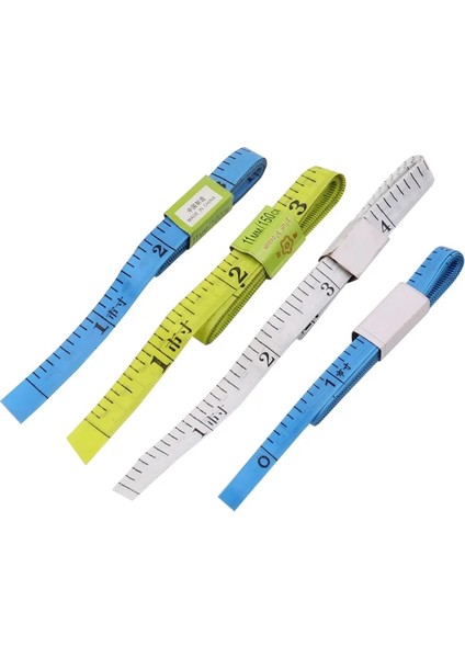1.0 cm Mezura Vücut Ölçme Cetveli Dikiş Terzi Aracı 150 Cm/60 "giysi Göğüs Kalça Bel Boyutu Standart Bant Pvc (Yurt Dışından) indirimleri