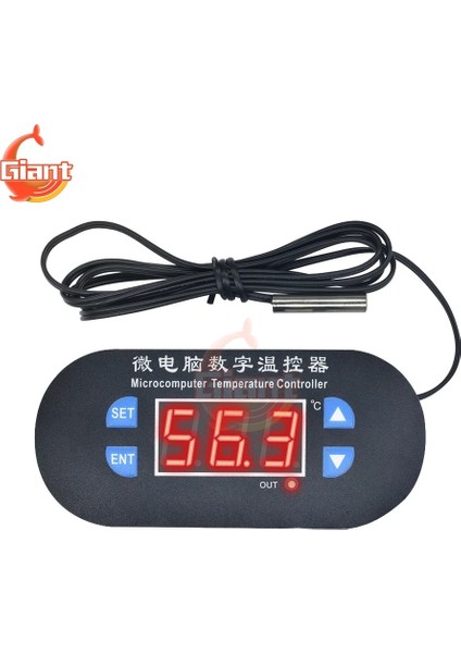 Sensör Kablosu W1308 Dijital Termostat 12V Ac 110V 220V 10A Sıcaklık Kontrol Cihazı Isıtma Soğutma Anahtarı Kontrolü Çamaşır Makineleri Kurutucular Için (Yurt Dışından)