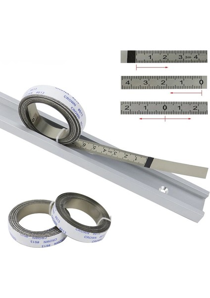 Ortadan Her Iki Tarafa 1m 1-5m Paslanmaz Çelik Gönye Parça Mezura Kendinden Yapışkanlı Metrik Ölçekli Cetvel Ağaç Işleme Paslanmaya Dayanıklı Dayanıklı Aşınmaya Dayanıklı (Yurt Dışından) modelleri
