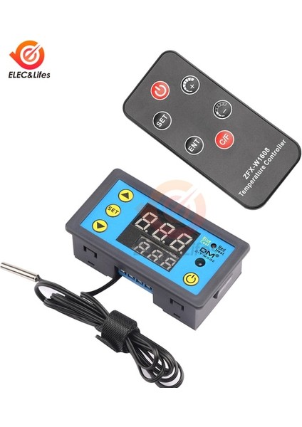 Dc 12V W3231 12V 24V 220V Dijital Termostat Regülatörü Buzdolabı Kapalı Mikrobilgisayar Sıcaklık Kontrol Cihazı Dondurucu Ntc Sensörü (Yurt Dışından)