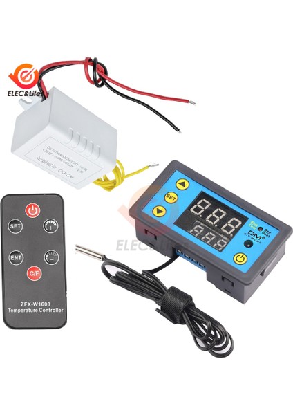 Dc 12V W3231 12V 24V 220V Dijital Termostat Regülatörü Buzdolabı Kapalı Mikrobilgisayar Sıcaklık Kontrol Cihazı Dondurucu Ntc Sensörü (Yurt Dışından)