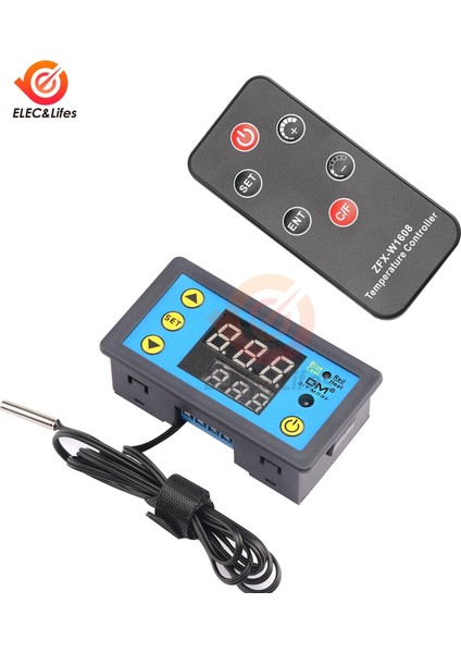 Dc 12V W3231 12V 24V 220V Dijital Termostat Regülatörü Buzdolabı Kapalı Mikrobilgisayar Sıcaklık Kontrol Cihazı Dondurucu Ntc Sensörü (Yurt Dışından)