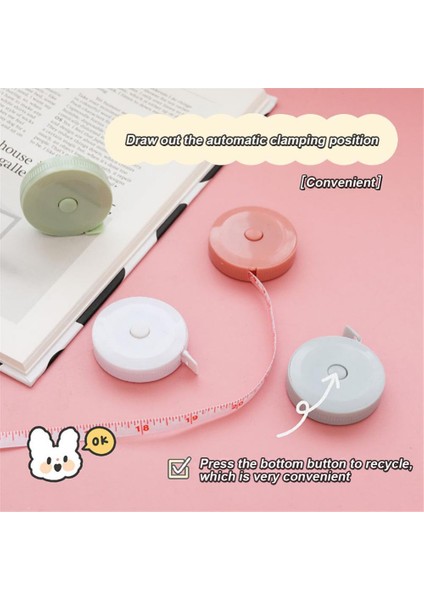 Pembe 1.5 M 60 Inç 1.5/2 M Yumuşak Mezura Çift Ölçekli Vücut Dikiş Esnek Ölçüm Cetvel Vücut Ölçme Araçları Terzi Zanaat 60/79 Inç (Yurt Dışından) indirimleri