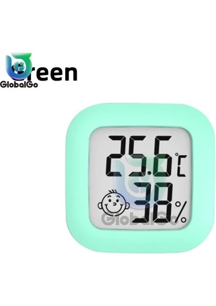 Yeşil LCD Dijital Termometre Higrometre Kapalı Oda Elektronik Sıcaklık Nem Ölçer Sensörü Ölçer Hava Istasyonu Ev Için (Yurt Dışından)