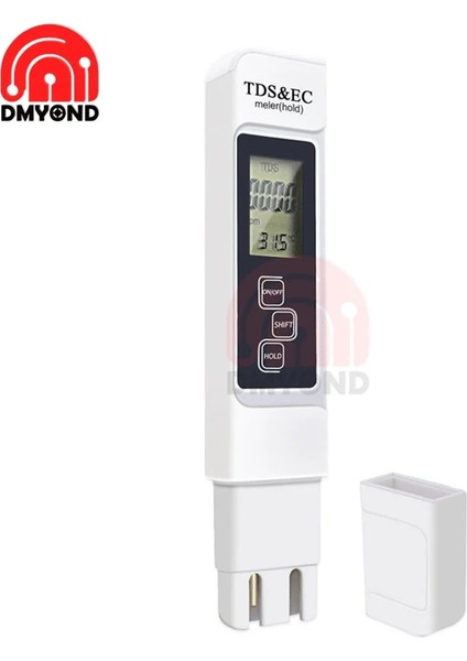 Tds Ec Temp Dijital Ph Ec Tds Metre Test Cihazı Sıcaklık Kalem Su Saflığı Ppm Filtre Hidroponik Akvaryum Havuz Suyu Monitörü (Yurt Dışından)