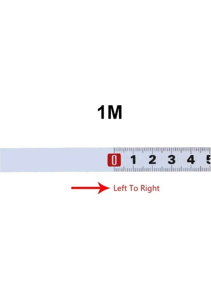 1m L-R 1-5m Paslanmaz Çelik Gönye Parça Mezura Kendinden Yapışkanlı Metrik Ölçekli Cetvel Paslanmaz Dayanıklı ve Aşınmaya Dayanıklı Cetvel (Yurt Dışından)
