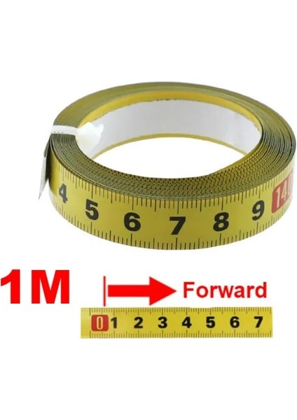 1 M Ileri Metrik Gönye Parça Mezura 0.5 ''çelik Kendinden Yapışkanlı Ölçekli Cetvel Bant 1-5 M Yönlendirici Masa Testere T-Track Ağaç Işleme Aletleri (Yurt Dışından)