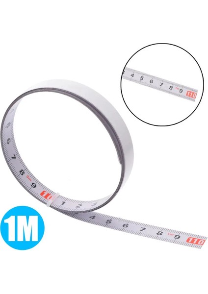 1 M Sağdan Sola 1 Adet 1/2/3/5 M Kendinden Yapışkanlı Gönye Testere Parça Mezura Destek Metrik Çelik Cetvel Bant Ölçümleri Ölçme Ölçme Araçları (Yurt Dışından)