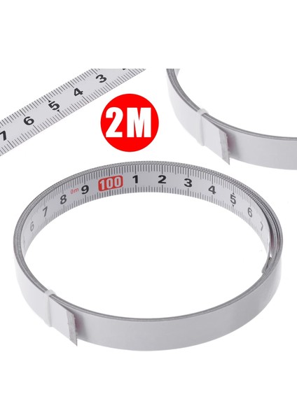 1 M Sağdan Sola 1 Adet 1/2/3/5 M Kendinden Yapışkanlı Gönye Testere Parça Mezura Destek Metrik Çelik Cetvel Bant Ölçümleri Ölçme Ölçme Araçları (Yurt Dışından)