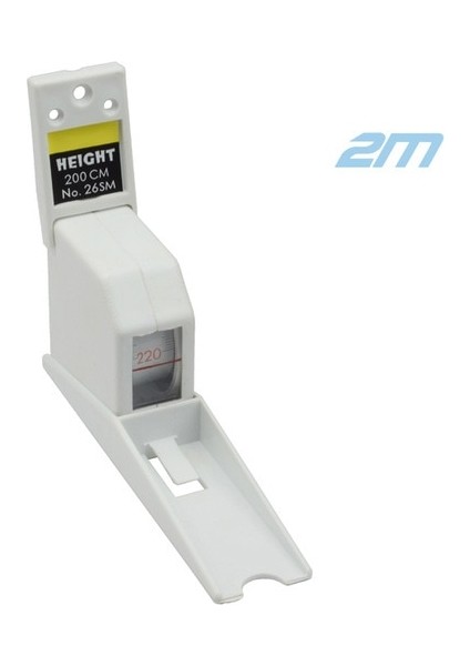 200CM Beyaz 200/220CM Vücut Yüksekliği Çubuk Duvara Monte Yükseklik Ölçer Çocuk Stadiometers Bebek Büyüme Cetveli Vücut Mezura (Yurt Dışından)