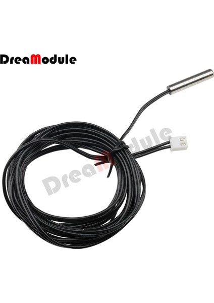 3m 0.5/2/3m Su Geçirmez Ntc 10K 1% 3950 100M 200M Termistör Doğruluk Sıcaklık Sensörü Tel Kablo Probu Arduino Için W1209 W1401 (Yurt Dışından)