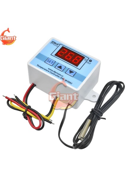 200 cm Sensör Kablosu W3002 Dijital Sıcaklık Kontrol Cihazı Dc 12 V 24 V Ac 110 V 220 V Termostat Isıtma Soğutma Kontrol Termoregülatör Kuluçka Makinesi Için (Yurt Dışından)