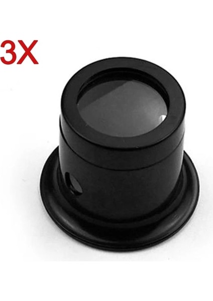 3x 1 Adet 3x 5x 10X 15X 20X Kuyumcu Izle Büyüteç Aracı Taşınabilir Monoküler Büyüteç Büyüteç Lens Göz Büyüteç Len Saatçiler (Yurt Dışından)