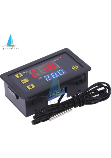 Dc 12 V W3230 Dijital Sıcaklık Kontrol Cihazı Su Geçirmez Araçlar Termostat LED Ekran Isıtma Soğutma Yüksek Doğruluk Enstrüman 12/24/220 V (Yurt Dışından)