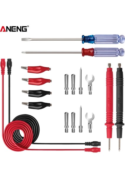 10A Vichy Için Fluke 18 Adet Ipucu Iğne Multimetre Metre Test Kurşun Probu Tel Kalem Kablo Test Cihazı 1000V 10A Evrensel Dijital Prob (Yurt Dışından) fırsatları