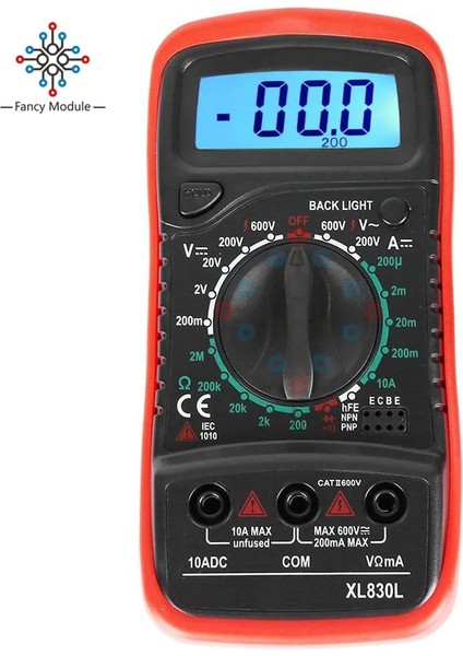 XL830L Yeşil XL830L Multimetre LCD Arka Işık Taşınabilir Ac/dc Ampermetre Voltmetre Ohm Gerilim Test Cihazı Metre Multimetro El Dijital Test Cihazı (Yurt Dışından) modelleri