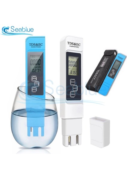 Tds Ec Temp Kılıfı W LCD Dijital Temp /tds/ Ec Metre Test Cihazı Kalem Su Saflığı Ppm Filtre Akvaryum Havuz Suyu Monitörü Için Deri Kılıflı (Yurt Dışından) modelleri