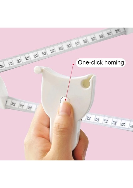1 Adet 2m Mavi Otomatik Geri Çekilebilir Mezura 150CM/60 Inç Kendinden Terugtrekken Üçlü Omtrek Heerser Vücut Bel Uyum Sağlamak Terzi Mezura (Yurt Dışından)