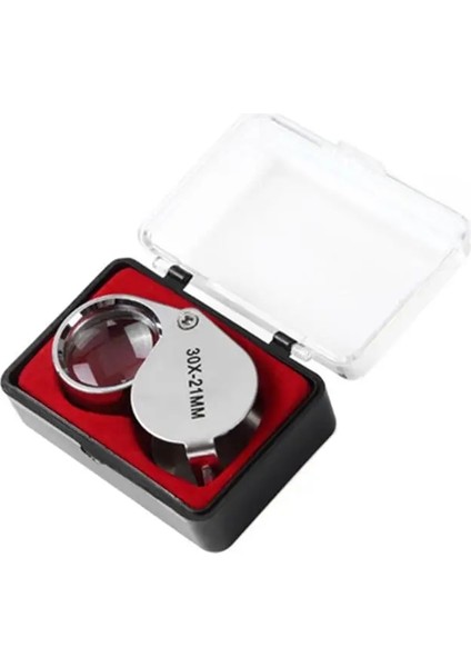 10X Gümüş Metal Takı Büyüteç Kuyumcular Göz Aracı Mücevherat Katlanır Güzel Jewllery Büyüteç Gözlük 30X Büyütme Metal (Yurt Dışından) fiyatları