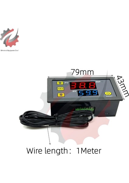 Dc 24V 20A W3230 Dc 12V 24V Ac 110-220V Mini Dijital Sıcaklık Kontrol Cihazı Termostat Regülatörü Isıtma Soğutma Kontrolü Prob Sensörü (Yurt Dışından)