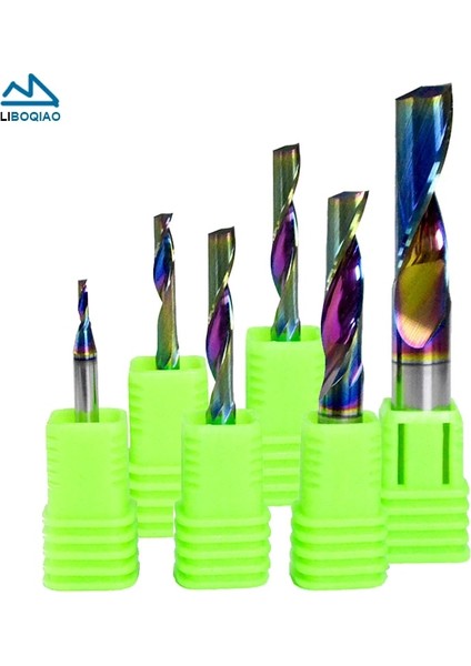 1 Adet 4.0X4.0X12 1 Adet 3.175/4/5/6/8MM Tek Flüt Dlc Kaplama Freze Kesicisi Alüminyum, Cnc Gravür Bit Tungsten Karbür Alaşımlı Freze Araçları (Yurt Dışından)