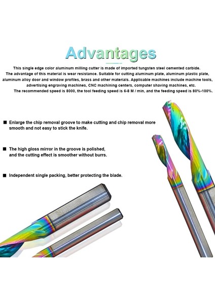 1 Adet 4.0X4.0X12 1 Adet 3.175/4/5/6/8MM Tek Flüt Dlc Kaplama Freze Kesicisi Alüminyum, Cnc Gravür Bit Tungsten Karbür Alaşımlı Freze Araçları (Yurt Dışından) fırsatları