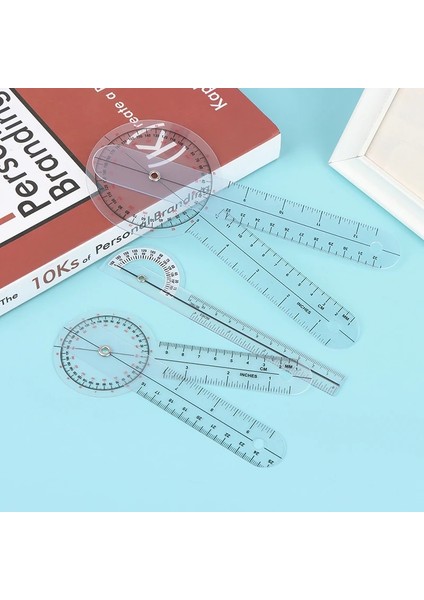 Kırmızı 6/8 Inç Açı Ölçer Kuralı Tıbbi Ortak Cetvel Fizyoterapistler Için Açılarını Ölçmek Için Kalibre Edilmiş Ortopedi Açı Kuralı (Yurt Dışından) fırsatları