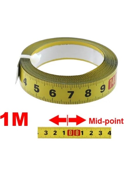 1 M Orta Metrik Çelik Gönye Parça Mezura 0.5 ''kendinden Yapışkanlı Ölçekli Cetvel Bant 1-5 M Yönlendirici Masa Testere T-Track Ağaç Işleme Aletleri (Yurt Dışından)