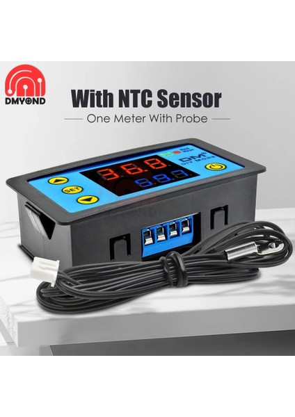 Dc 12V Çift W3231 Tek/çift LED Ekran Dijital Sıcaklık Kontrol Cihazı Ac 110-220V Dc 12V 24V Ntc Sensörlü Isıtma Soğutma Kontrol Termostatı (Yurt Dışından) modelleri